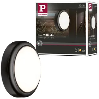 Paulmann Außenwandleuchte Kunststoff 19,3 cm 1 Stk. grau