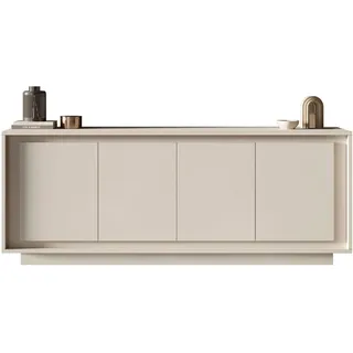 Home Affaire "Sky, B/T 207/50 cm, Kommode/Anrichte/Stauraumschrank, 4 Türen", Softclosing, Korpus & Front 22 mm stark, Rahmen-Optik,
