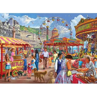 Gibsons Puzzle Hastings Promenade - 1000 Teile Landschaft