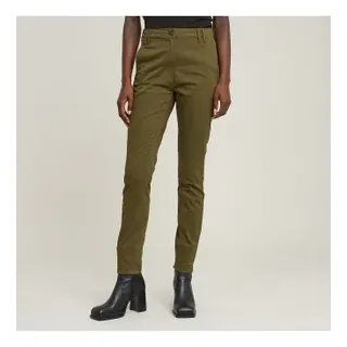 G-Star für Damen. D16311-D950-C744 Weld High Skinny-Hose grün (27/30), Lässig, Baumwolle