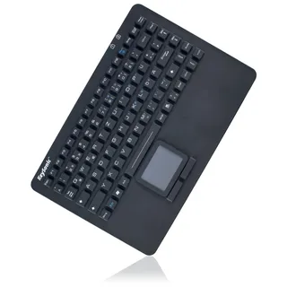 KeySonic Tastatur Mit Touchpad, Weiß, 28059
