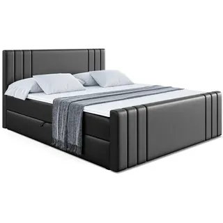 altdecor Celestia-Z 180 x 200 cm H3 Schwarz Hochglanz