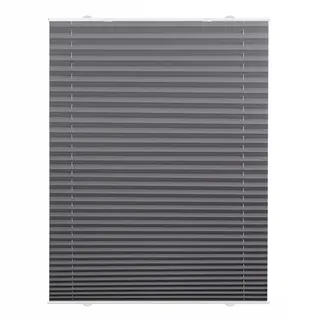 Lichtblick Plissee Haftfix, grau 85 cm