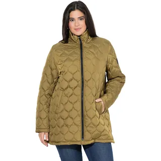 Ulla Popken Damen große Größen Übergrößen Plus Size HYPRAR Steppjacke, wasserabweisend, Stehkragen