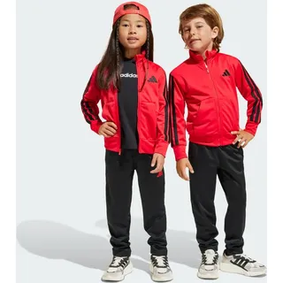 Adidas Unisex Kinder ESSENTIALS CLIMACOOL TRACKSUIT, Pure Ruby/Black, 3-4 Years