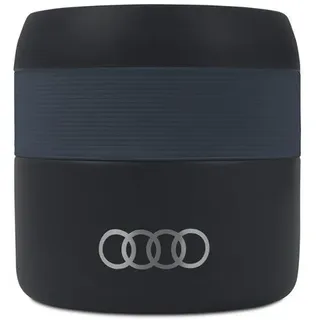 Audi Collection Audi 3292200600 Lunchbox Snackbox Edelstahl, schwarz