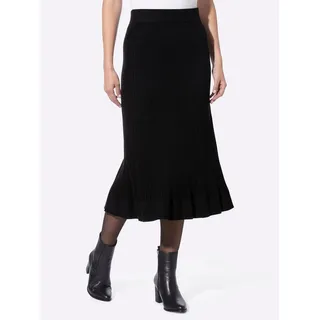 Heine Strickrock, schwarz,