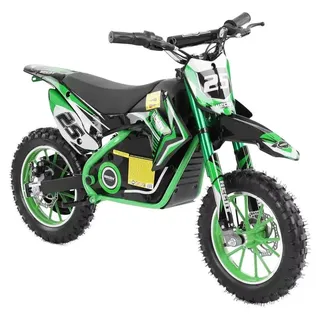 HECHT 54501 Pocketbike | Grün | 500W | 25km/h | 36V | 8Ah Akku | 8-12h Ladezeit - Grün
