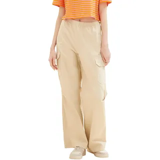 TOM TAILOR Denim Damen Straight Fit Cargo Hose