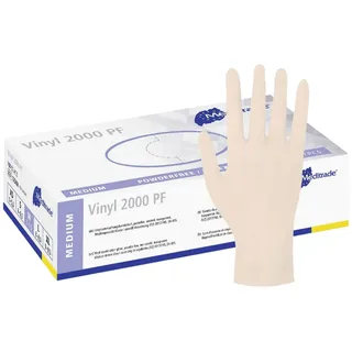 Meditrade Vinyl 2000 puderfrei Unters Handsch unsteril Gr M
