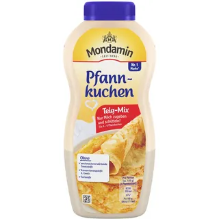 Mondamin Pfannkuchen Teig-Mix leckerer Pfannkuchenteig nur Milch zugeben und schütteln 8x 198 ml