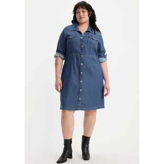 Levi's Levi's® Plus Jeanskleid »Western Dress« Levi's® Plus blue XXL (46)