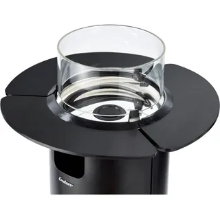 Enders Beistelltisch 62 x 20 x 5 cm Kunststoff schwarz