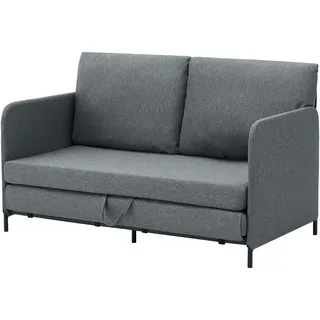 [en.casa] - Bettsofa, Soini mit Liegefunktion Dunkelgrau