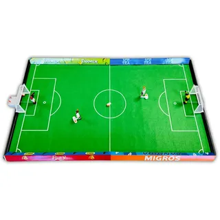 Tipp-Kick Mania Migros Edition Tischfußball mit 2 Kicker & Torwart fußball Spiel