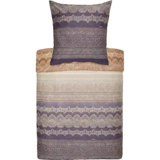 Bassetti BETTGARNITUR BRUNELLESCHI GRAU 100% reiner Baumwollsatin Lizens/Zertifikat: 135x200 Paisleymuster *9285874 HW 2024 Neuheiten - Violett, Beige