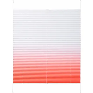 OTTO home Plissee "Ombré" Lichtschutz ohne Bohren verspannt Fixmaß, Farbverlauf, Klemmträger, apricot