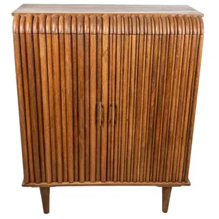 Romimex Sideboard aus natürlichem Mangoholz, 42 x 112 x 91 cm