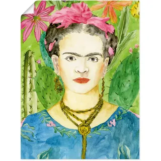 Artland Wandbild »Frida Kahlo II«, Bilder von Frauen, (1 St.), als Alubild, Outdoorbild, Leinwandbild, Poster, Wandaufkleber, bunt