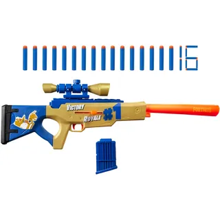 Nerf Fortnite BASR OG Dart-Blaster, abnehmbares 6-Dart Magazin, 16 Nerf Elite Darts, Geschenke für Kinder ab 8 Jahren