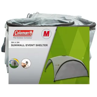 Coleman Event Shelter Pro Silver M Seitenplane - Black / Grey - 300 x 300 cm