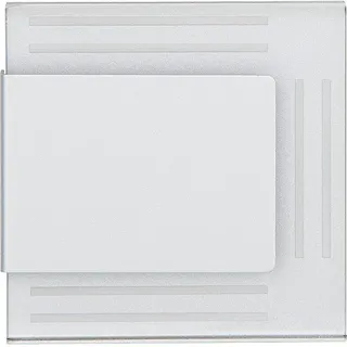 Einbauleuchte Wave WV02-230/AL/BI, 230V, Aluminium - 75 x 75 x 40 mm