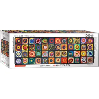 Eurographics 6010-5443 - Farbquadrat-Collage, Kandinsky, Panorama Puzzle - 1000 Teile