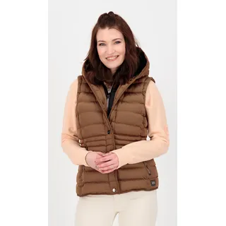 Steppweste LPO "GIMOUR VAIL VEST Women", Damen, Gr. 48 (XL), braun, Web, 100% Polyester, tailliert hüftbedeckend, Westen Steppweste, zum Wenden