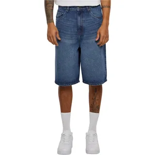 Urban Classics Herren Kurze Jeans 90`s Heavy Denim Shorts, Jeans-Shorts für Männer, Weites Bein, 3/4 Länge, Größen 28-44