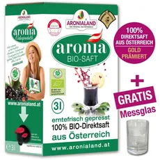 Bio Aronia Saft - GOLD PRÄMIERT in der 3 Liter Box