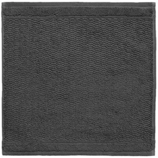 frottana Pearl Seiftuch 30 x 30 cm aus 100% Baumwolle, graphite