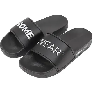HOME WEAR PVC Pantoletten SUN Uni - Schwarz | Badeschuhe,Badeschlappen ,Hausschuhe,Badelatschen,Schlappen - Schwarz