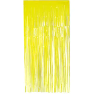 Boland - Folienvorhang neon, 200 x 100 cm, Partydeko für Silvester, Hochzeit oder Geburtstag, Dekoration, Lametta Vorhang