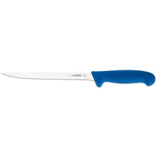 Johannes Giesser Messerfabrik Fischfiliermesser mit Flexibler Klinge Messer, Blau, 21 cm