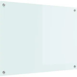 Küchenrückwand Milch 80 x 60 cm Gehärtetes Glas - Weiß