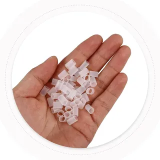 Flexible PE-Kissenfüllung, 500 g, mit verstellbarer Höhe und Nackenstütze, transparente elastische Füllwatte für tragbare Kissen im Heimgebrauch
