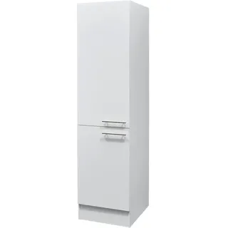 Mid.you Geschirrschrank , Weiß , Holzwerkstoff , 3 Fächer , 50x200x57 cm , Küchen, Küchenmöbel, Küchenschränke, Geräteumbauschränke