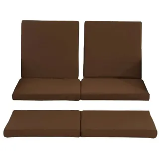 3er-Set Kissenbezüge Sofa Ancona - Braun