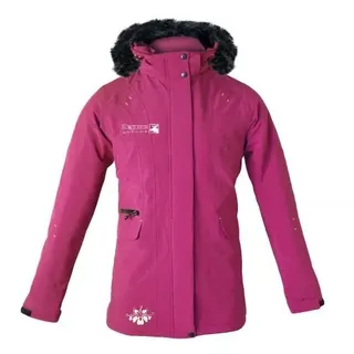 Deproc Active Damen Mantel Urban-Outdoor Softshell Longjacket Dawson Lady, Purple, 50.0