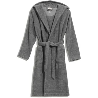 Möve Bademantel mit Kapuze Superwuschel in stone | Gr.: 164