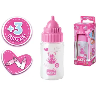 Simba 105560009 - New Born Baby Magisches Milchfläschchen mit Sound,
