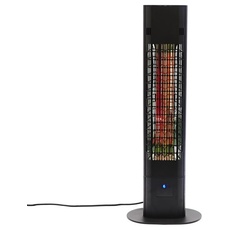 HORTUS Patio heater 1800 W floor model remote control soft touch black