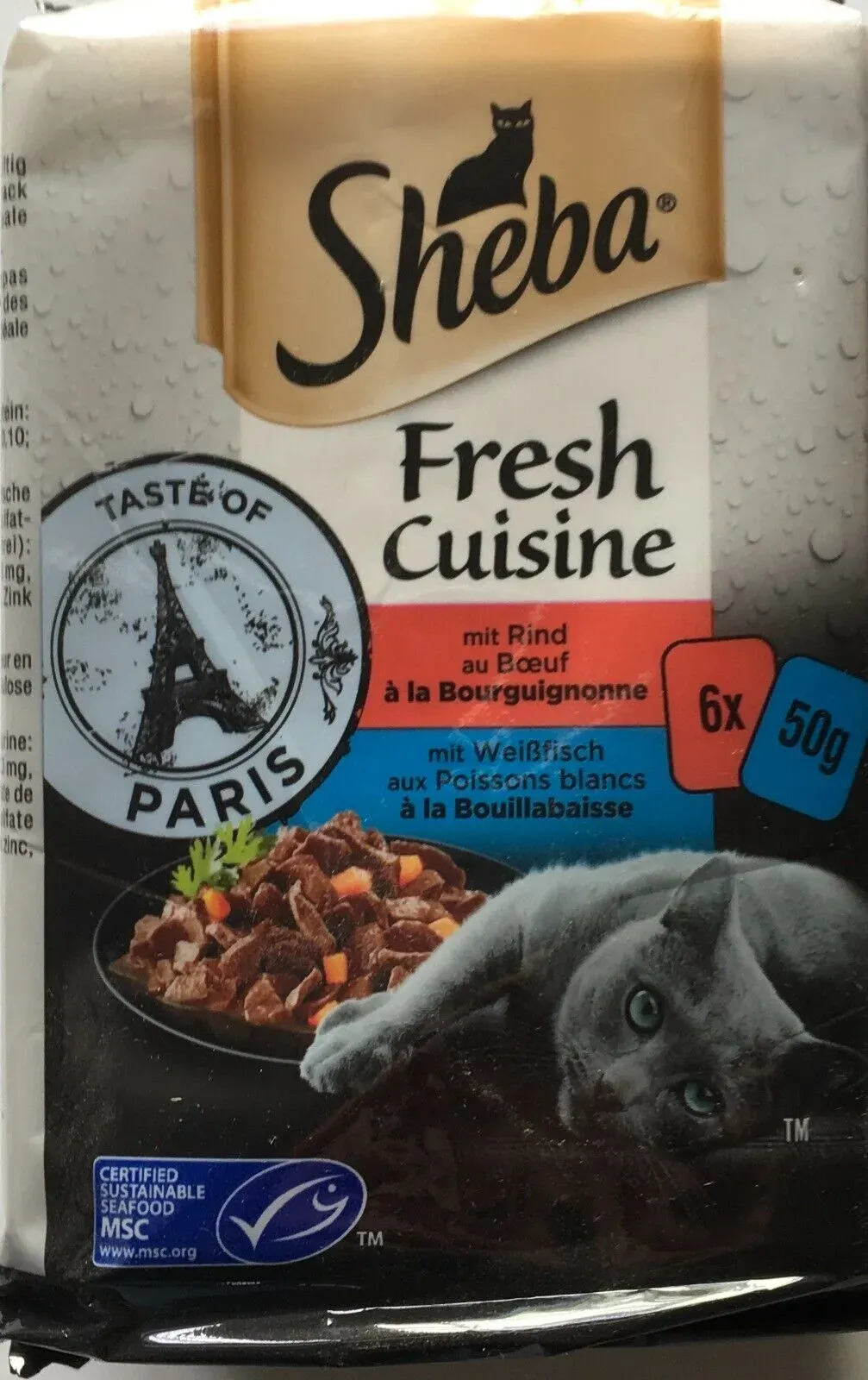 Bild von  Fresh Cuisine Taste of Paris Rind & Weißfisch 36 x 50 g