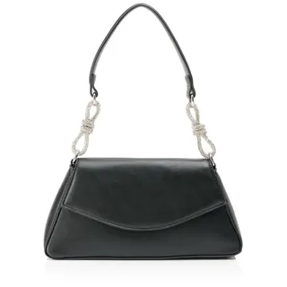 caspio Women's Abendtasche Damen Clutch, Schwarz