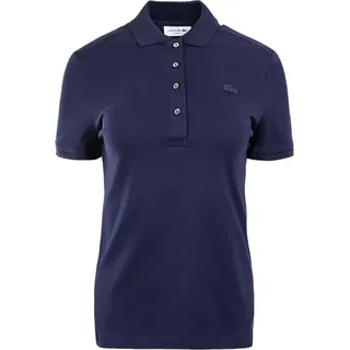 Lacoste Piqué Stretch Poloshirt Damen - Marine