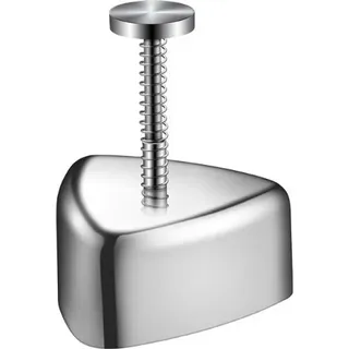 INF DIY Sushi-Reisbällchen-Form – Dreieckige Onigiri-Form aus 304 Edelstahl Modell 1 - Silber