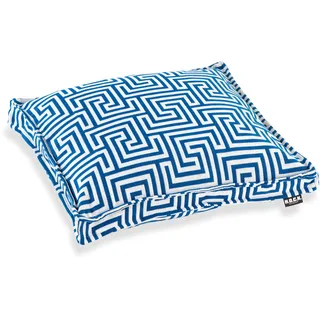 H.O.C.K. Sitzkissen »Gauzy blue No 16« mit tollem Muster, blau