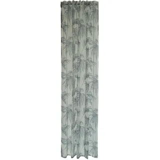 Homing "Paris" verdeckte Schlaufen 1, Stk. tlg. floral, Blumen, transparent, Wohnzimmer, Schlafzimmer,
