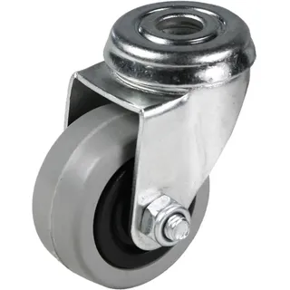 gesa Apparate-Lenkrolle Serie AG LAR 40G-F Rückenloch 10,5 mm, max. 40 kg