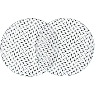 Spiegelau & Nachtmann, 2-er Set Platzteller, Kristallglas, Bossa Nova, Größe: 32 cm, Weiß, 0089994-0